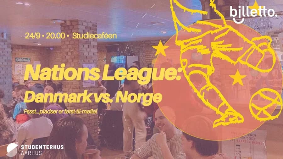 Danmark VS Norge - på storskærm!
