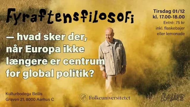 Evening Philosophy at Kulturbodega Bellis – What happens when Europe is no longer the centre of global politics?