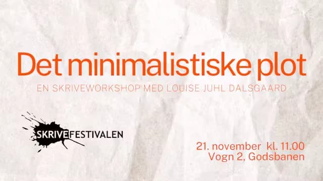 Writing Workshop: The Minimalist Plot