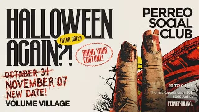 Perreo Social Club x Halloween Party 2.0