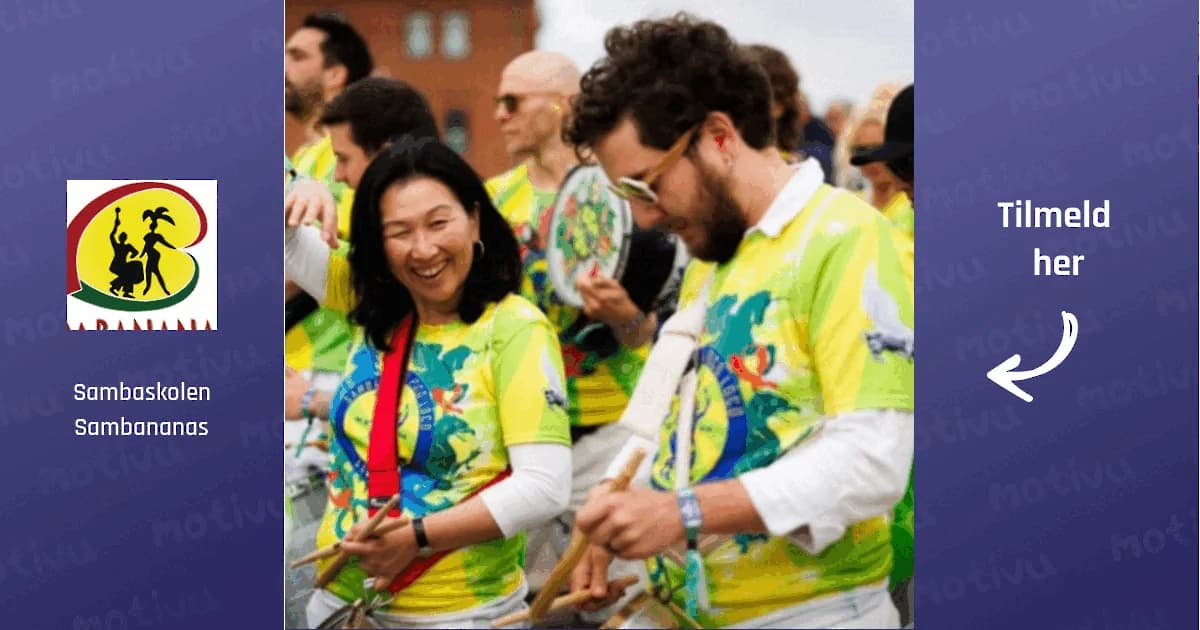 Percussion-klasse med brasilianske rytmer