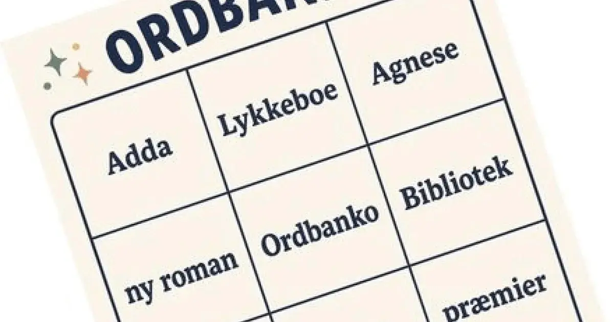 Ordbanko og kagetapas med Adda Lykkeboe