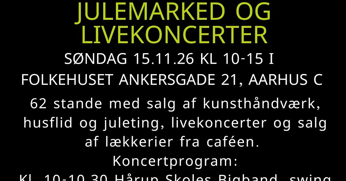 The coziest Christmas market in town with live concerts