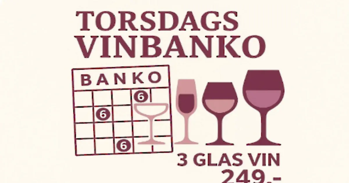Torsdagsbanko – vinsmagning og banko