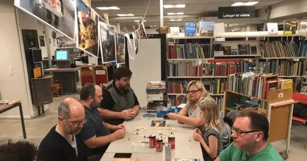 Board Games at Lystrup Library