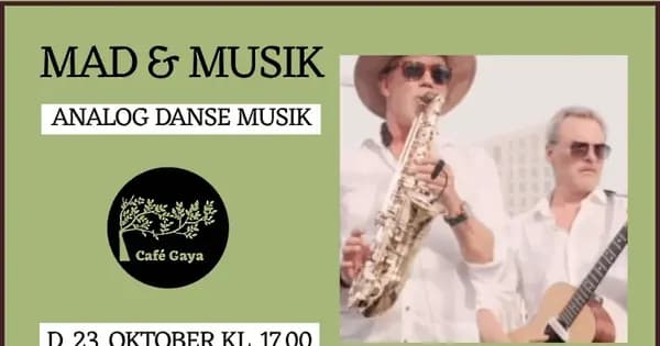 Food & Music at Café Gaya: Analog Danse Musik