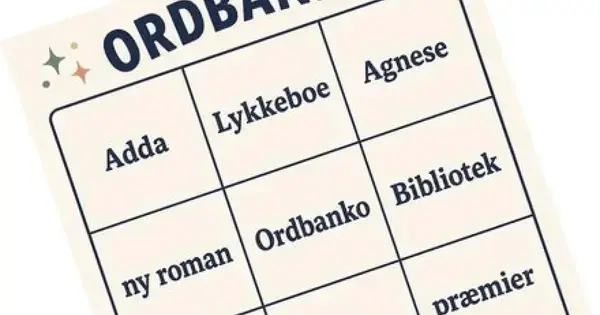 Ordbanko og kagetapas med Adda Lykkeboe