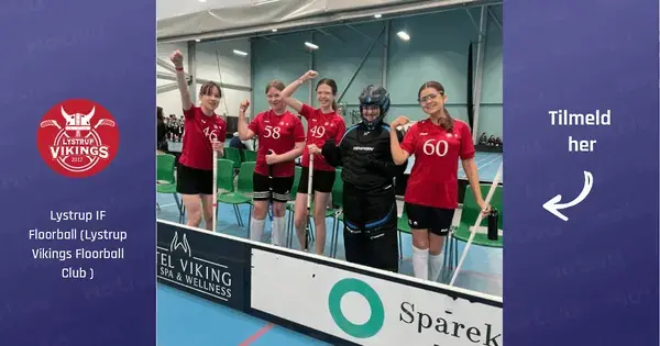 Pigehold U11-U15 floorball ved Lystrup Vikings