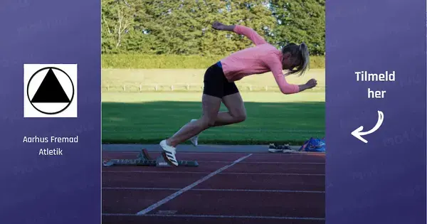 Sprint-træning på atletikstadion