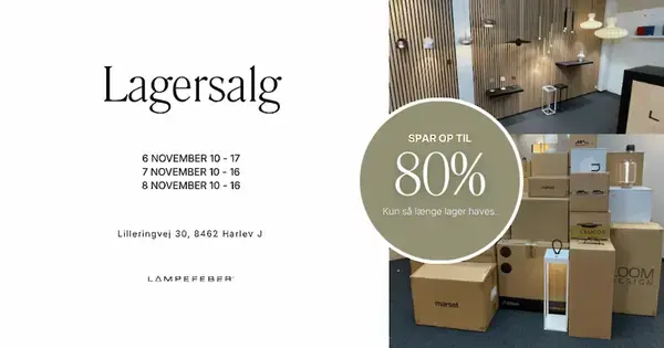 Lampefeber lagersalg