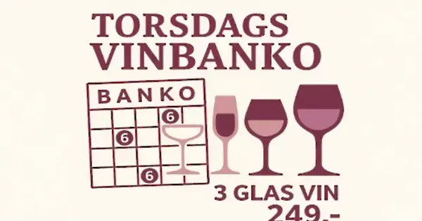 Torsdagsbanko – vinsmagning og banko