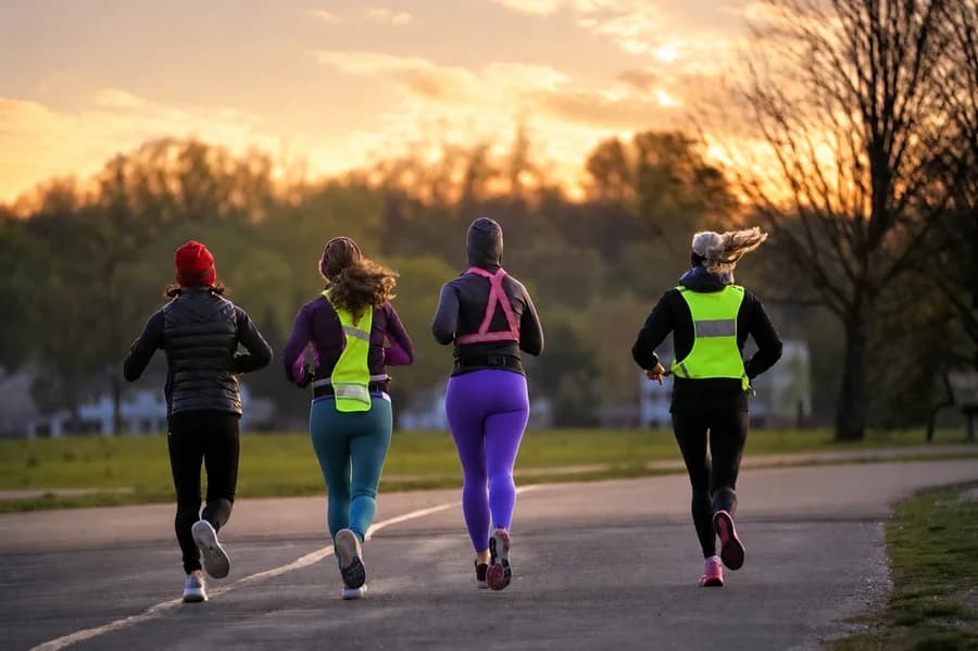 Morning Run: A and B People
