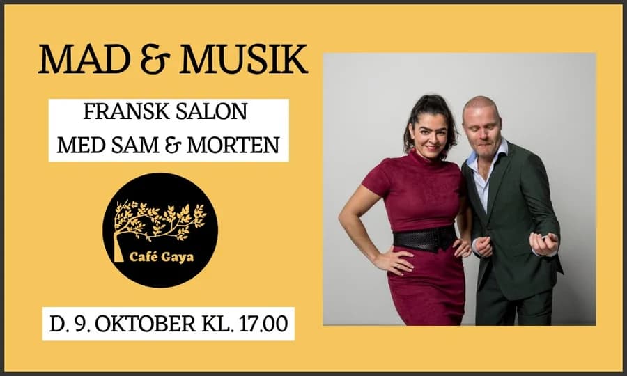 Food & Music at Café Gaya - French salon with Sam & Morten