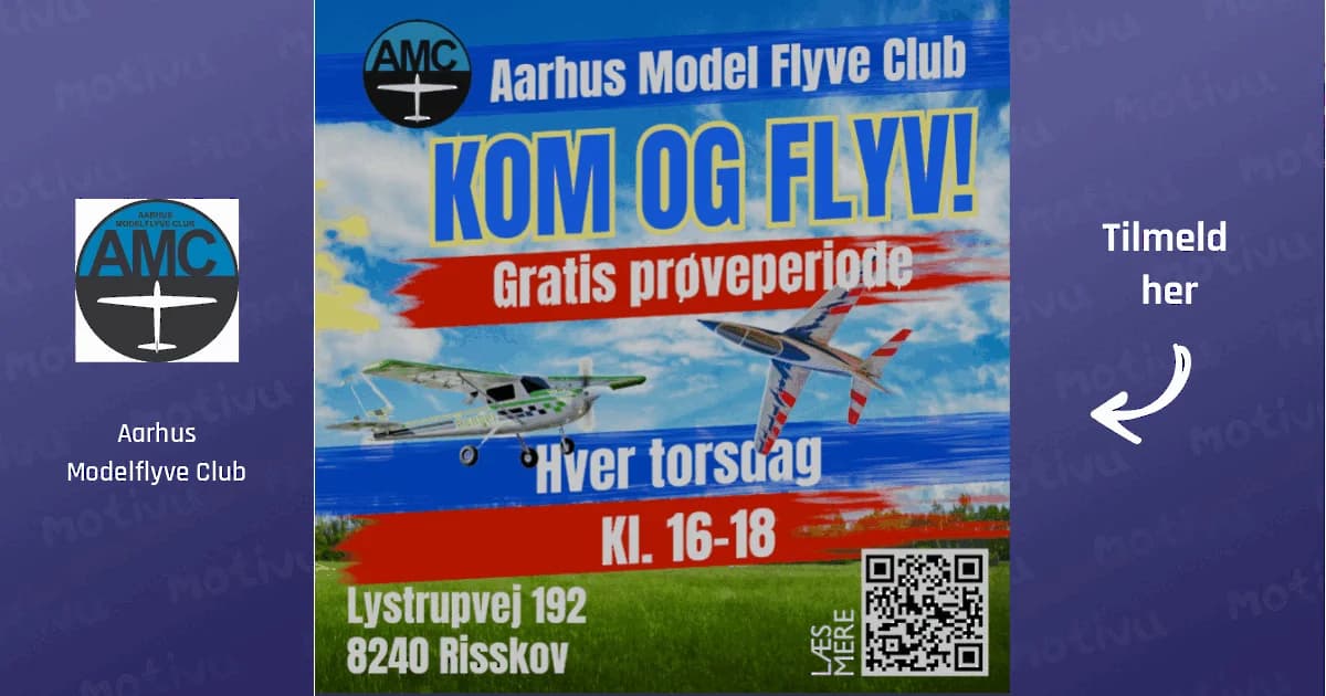 Fra studiebord til flyveplads - prøv modelflyvning