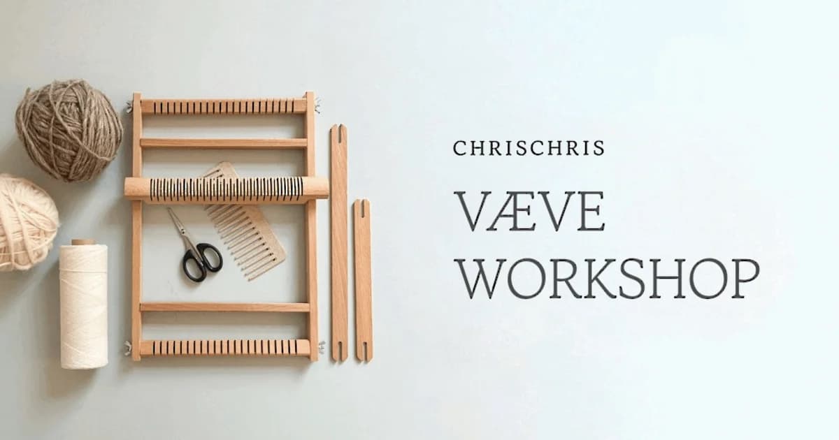 Væve workshop hos KUL på Sydhavnen