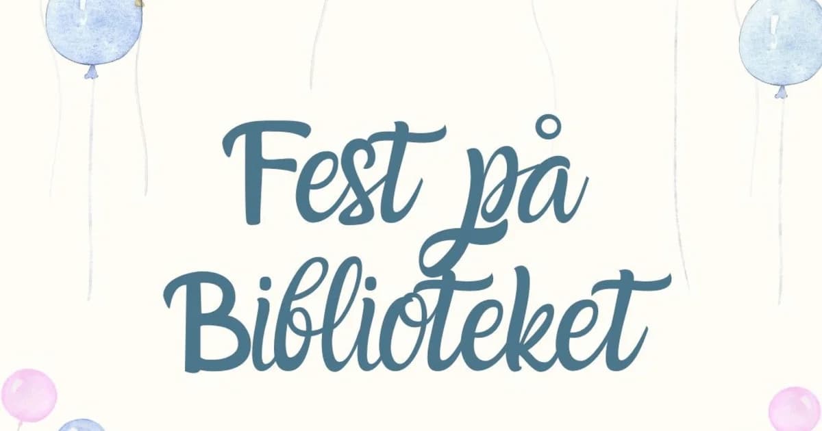 Fest på Harlev Bibliotek