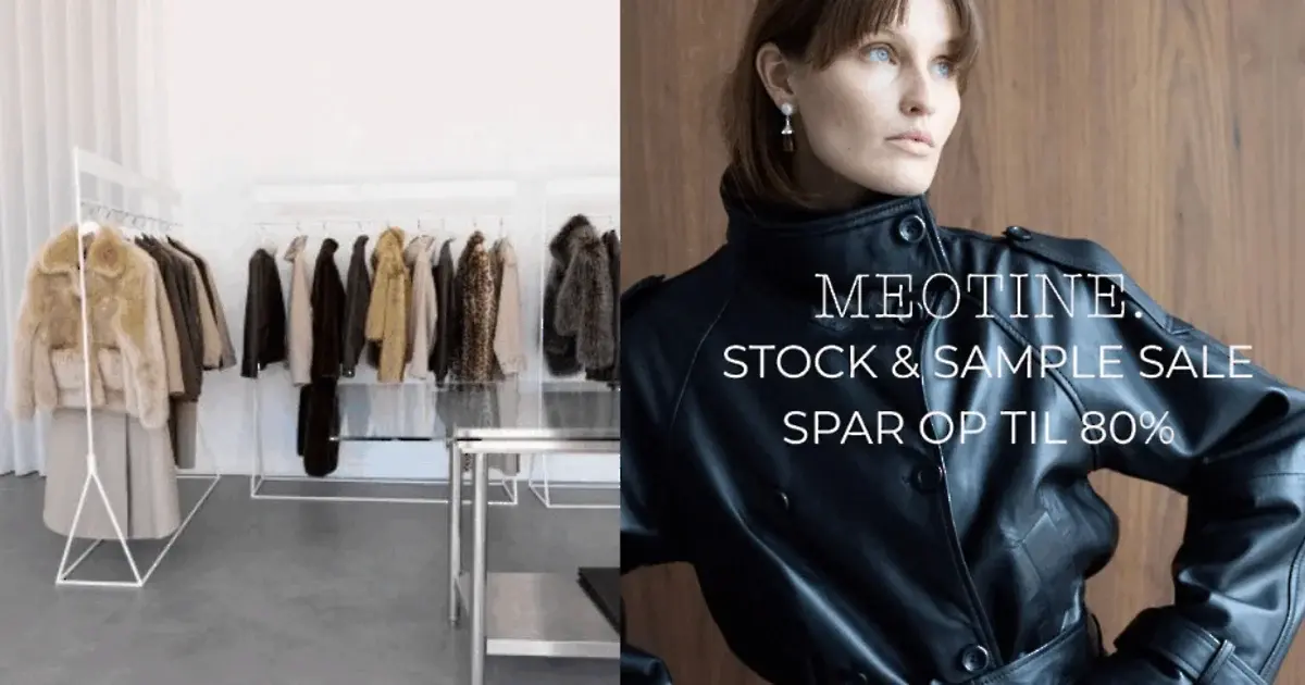 Meotine. Stock & Sample Sale