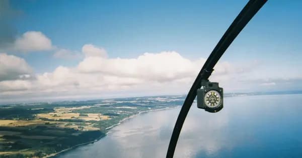 Helicopter Flight over Aarhus