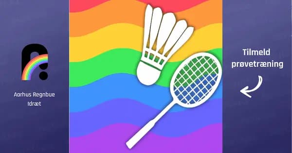 Rainbow LGBTQ+ Badminton for Everyone Viby